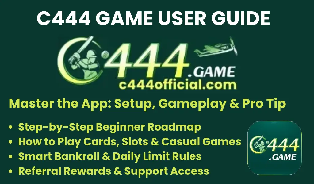 C444 Game User Guide and Beginner Roadmap Banner